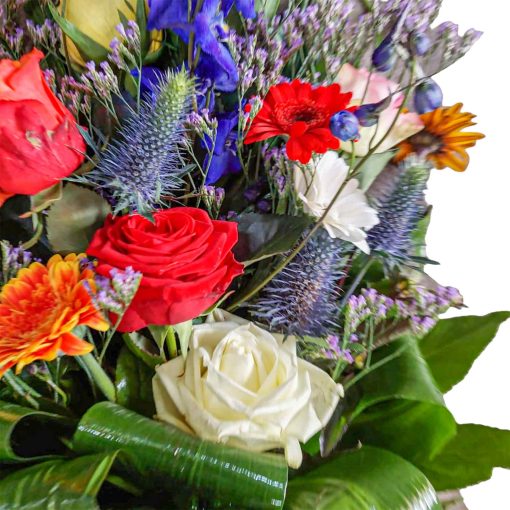 rouwboeket gemengd bloemensuper
