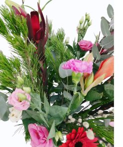 kerstboeket velvet bloemensuper